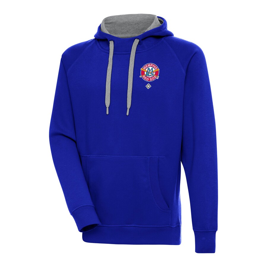 Men's Memphis Red Sox Antigua Royal Victory Pullover Hoodie