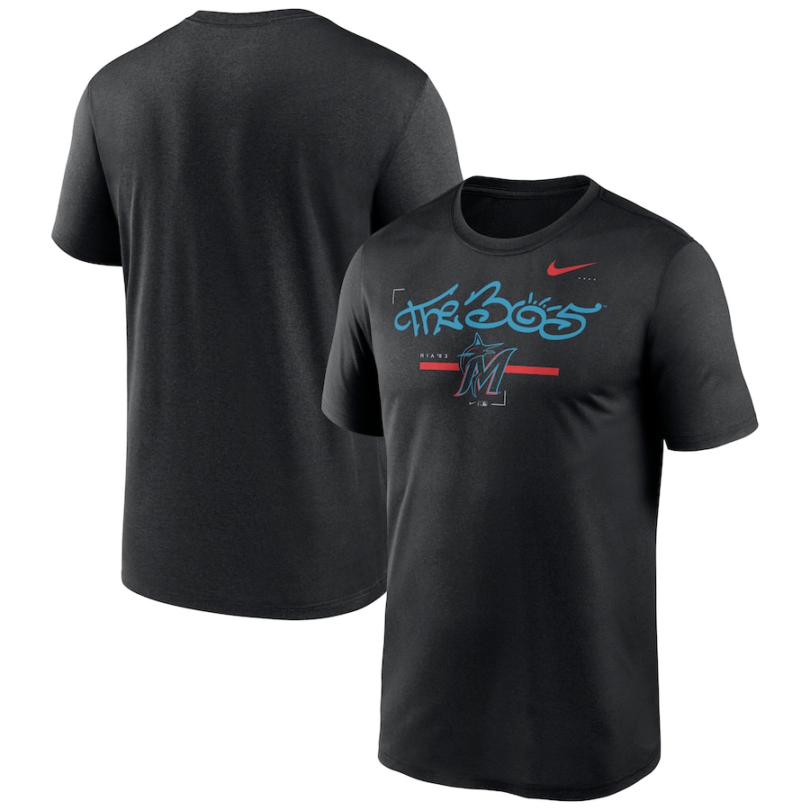 Men's Miami Marlins Nike Black Local Legend T-Shirt