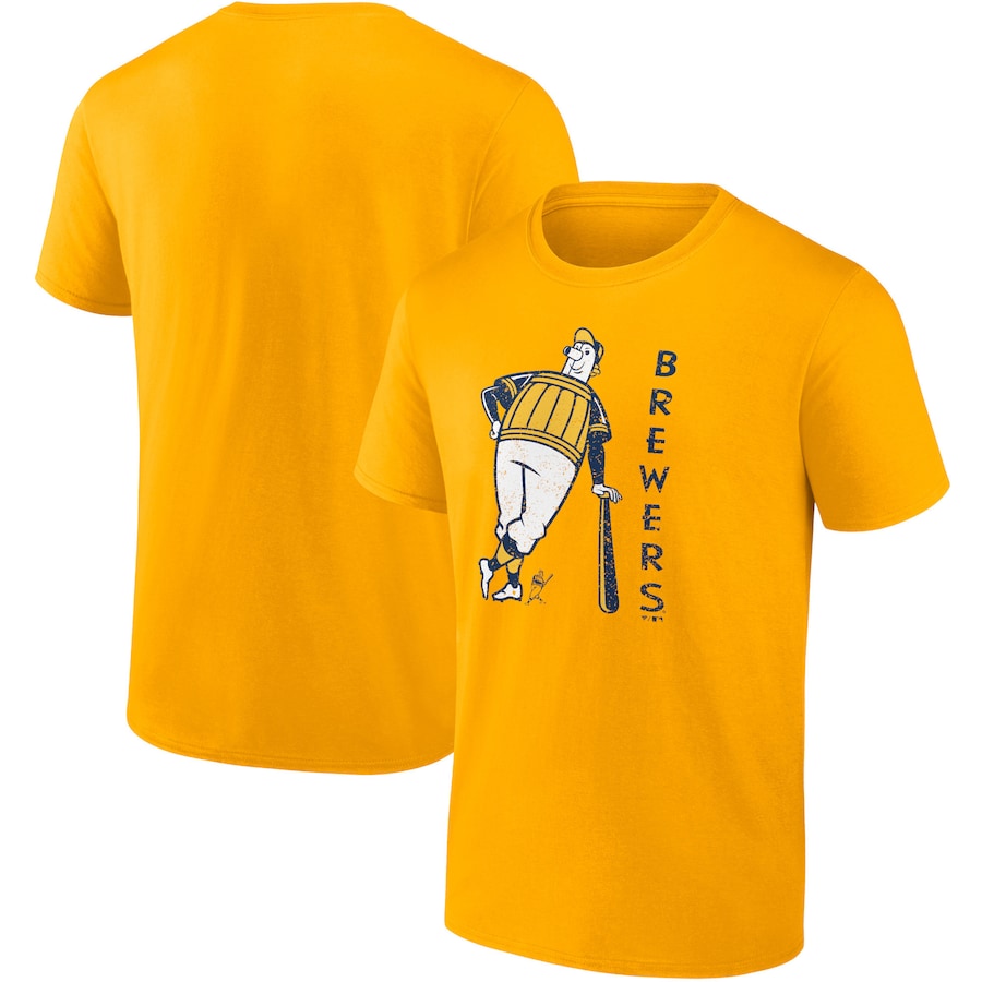 Men's Milwaukee Brewers Gold Hometown Collection T-Shirt