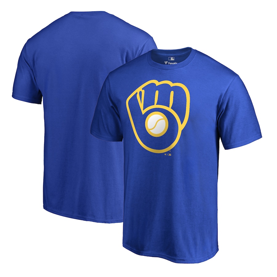 Men's Milwaukee Brewers Royal Huntington T-Shirt