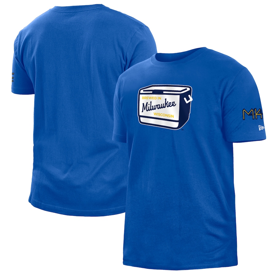 Men's Milwaukee Brewers New Era Royal 2022 City Connect T-Shirt