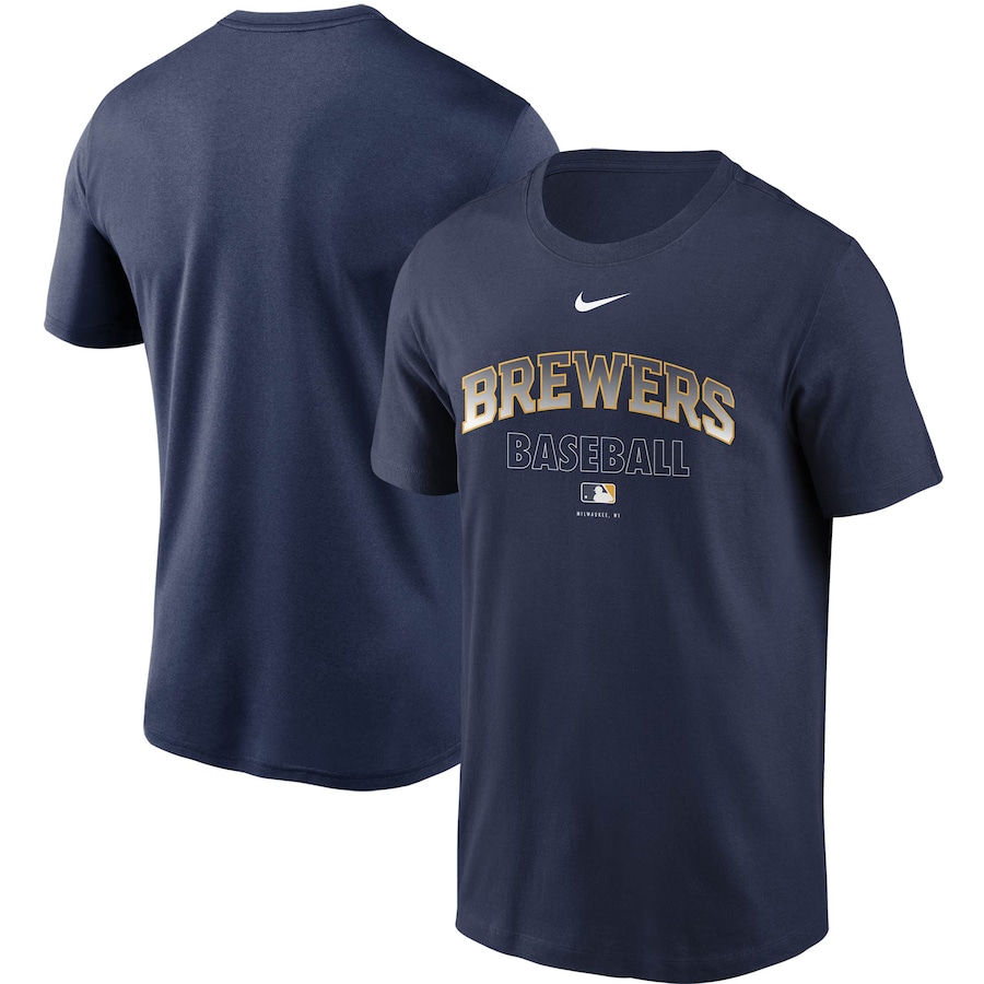 Men's Milwaukee Brewers Nike Navy Authentic Collection Legend Performance T-Shirt Men's Milwaukee Brewers Nike Navy Authentic Collection Legend Performance T-Shirt