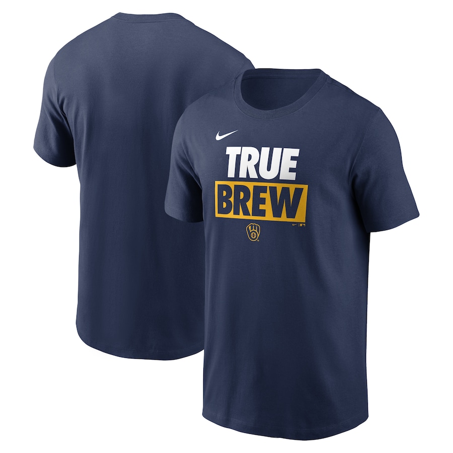 Men's Milwaukee Brewers Nike Navy Rally Rule T-Shirt