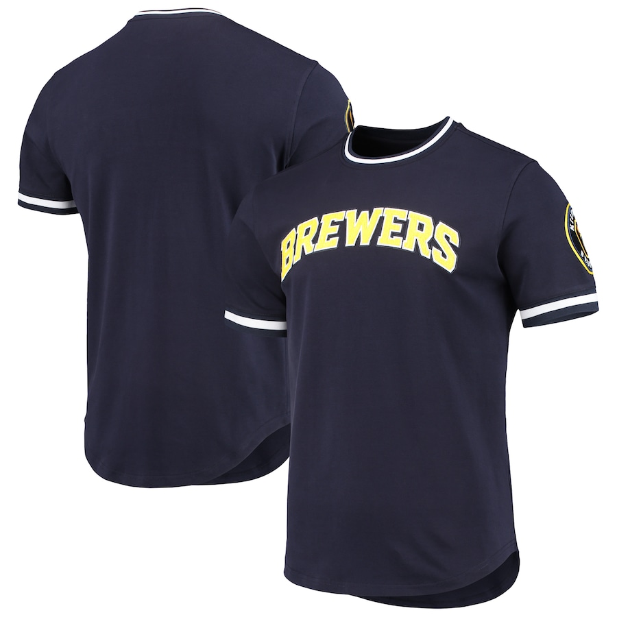 Men's Milwaukee Brewers Pro Standard Navy Team T-Shirt