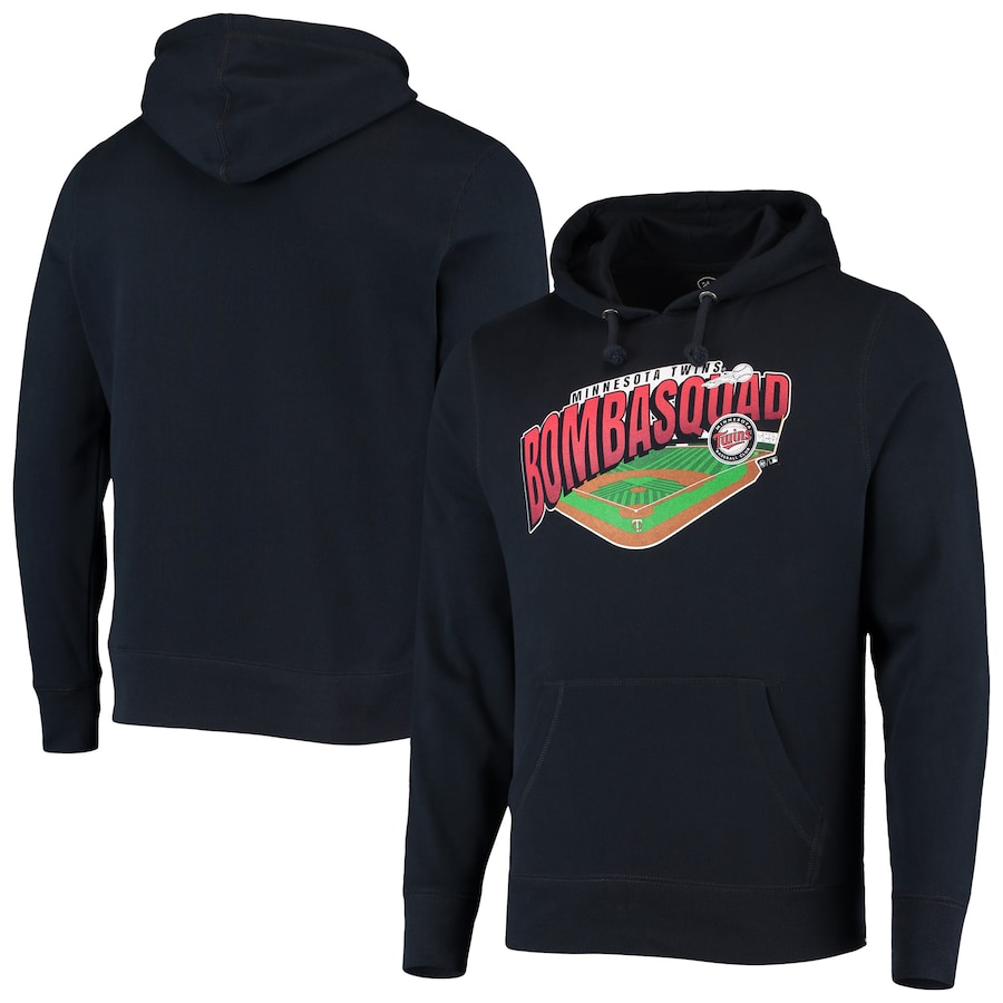 Men's Minnesota Twins '47 Navy Local Headline Pullover Hoodie