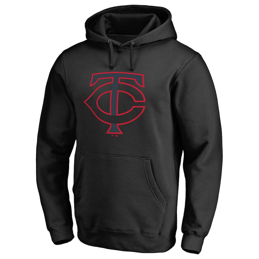 Men's Minnesota Twins Black Taylor Pullover Hoodie