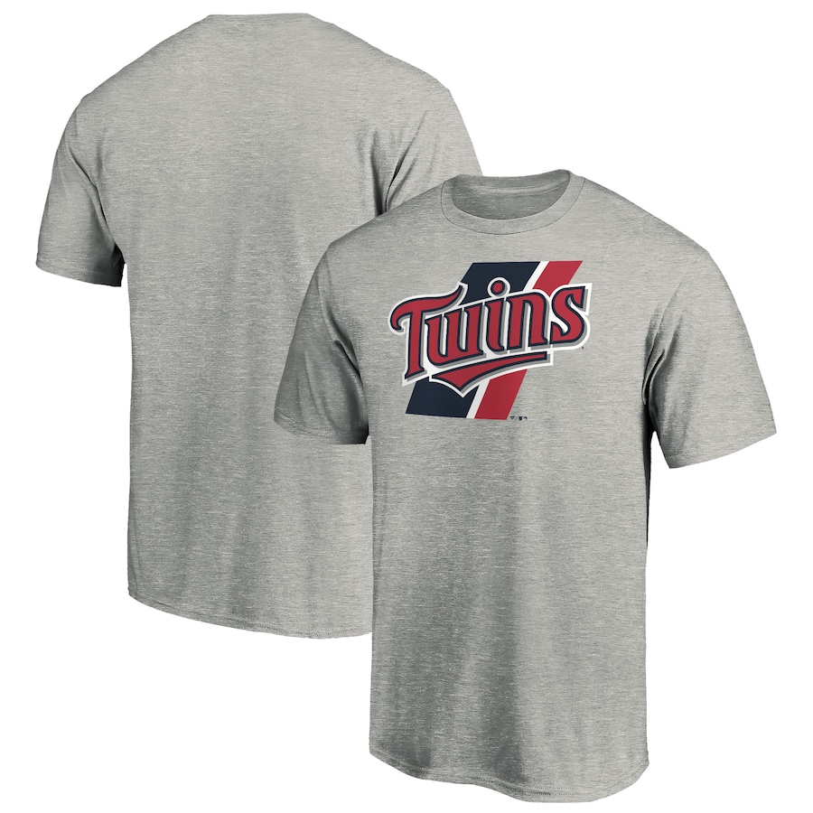 Men's Minnesota Twins Heathered Gray Prep Squad T-Shirt
