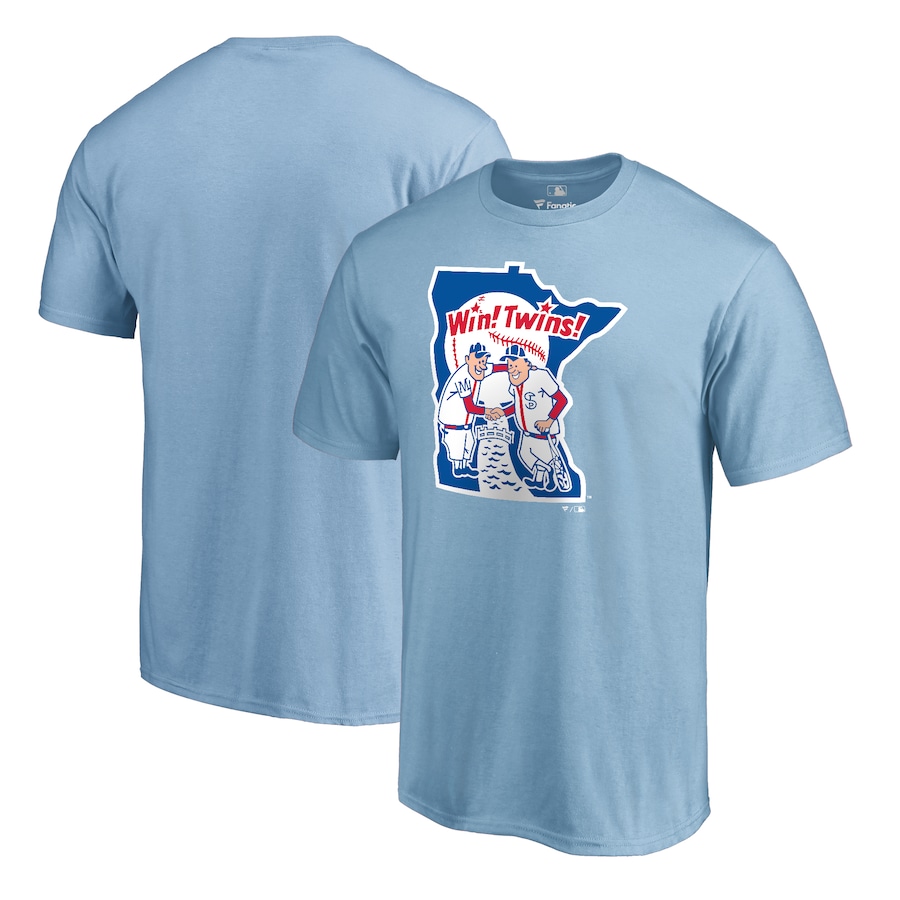 Men's Minnesota Twins Light Blue Huntington T-Shirt Men's Minnesota Twins Light Blue Huntington T-Shirt