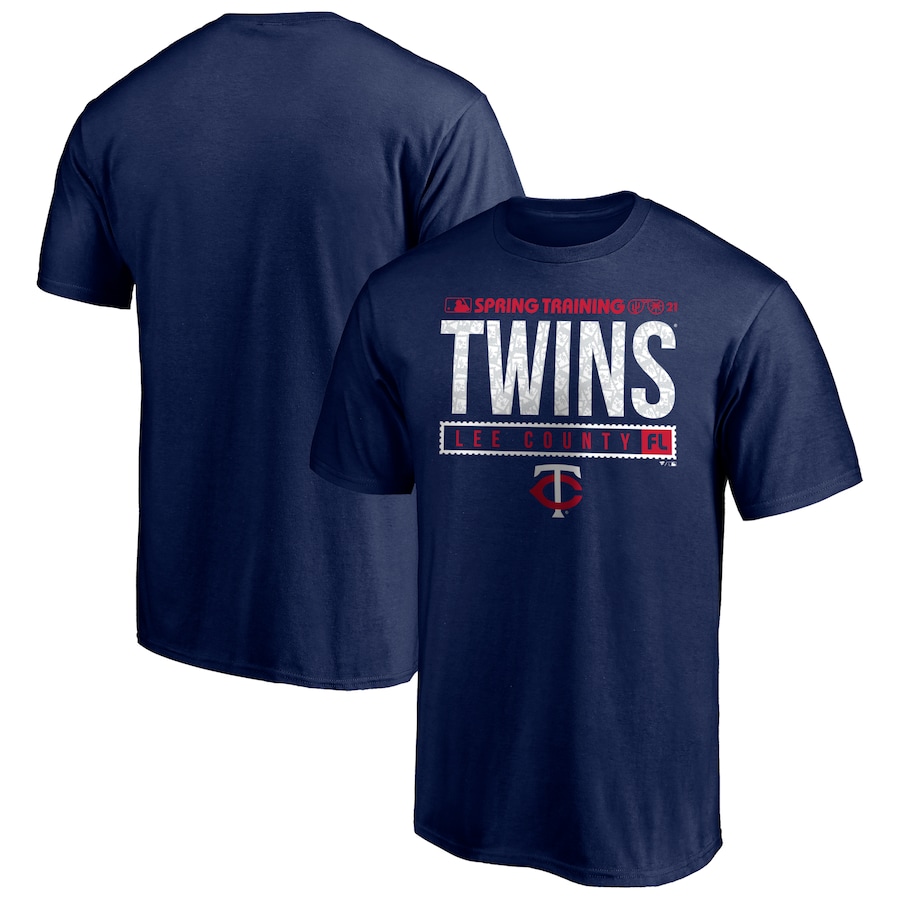 Men's Minnesota Twins Navy 2021 Spring Training Uncle Charlie T-Shirt Men's Minnesota Twins Navy 2021 Spring Training Uncle Charlie T-Shirt