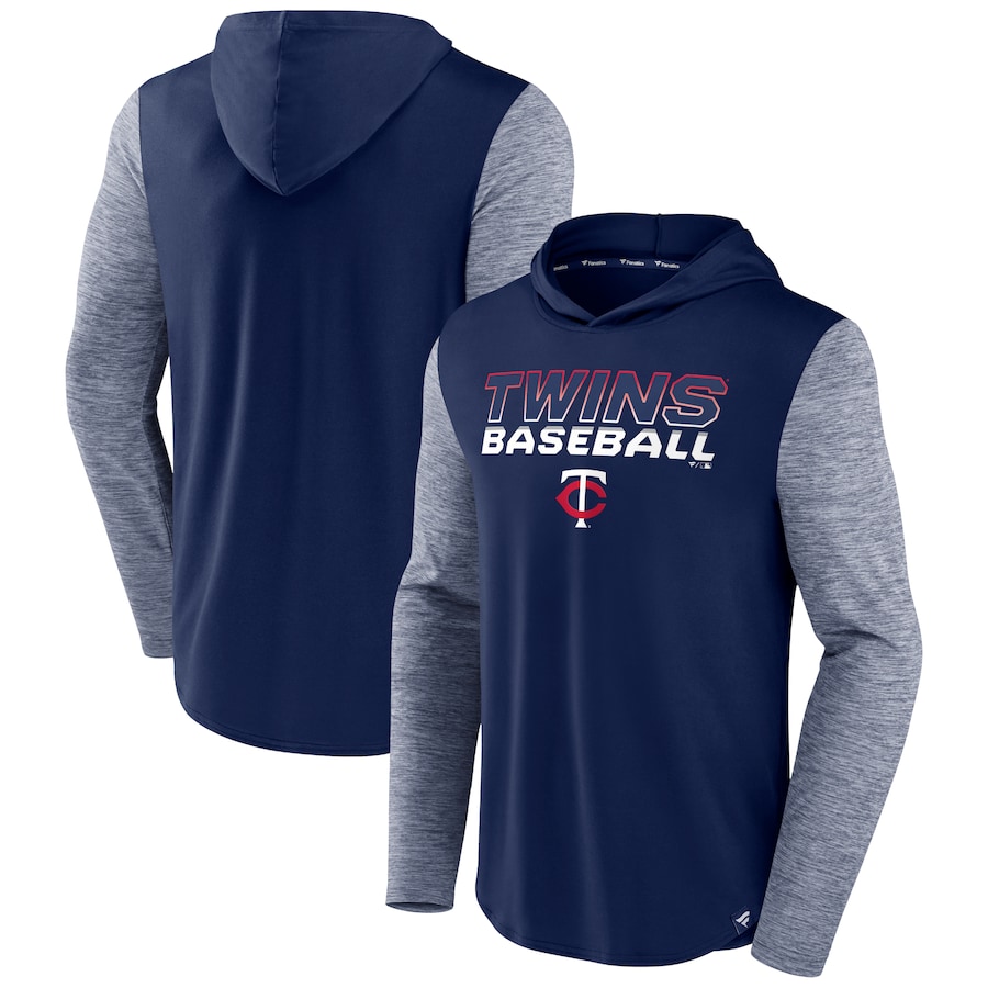 Men's Minnesota Twins Navy Future Talent Transitional Pullover Hoodie