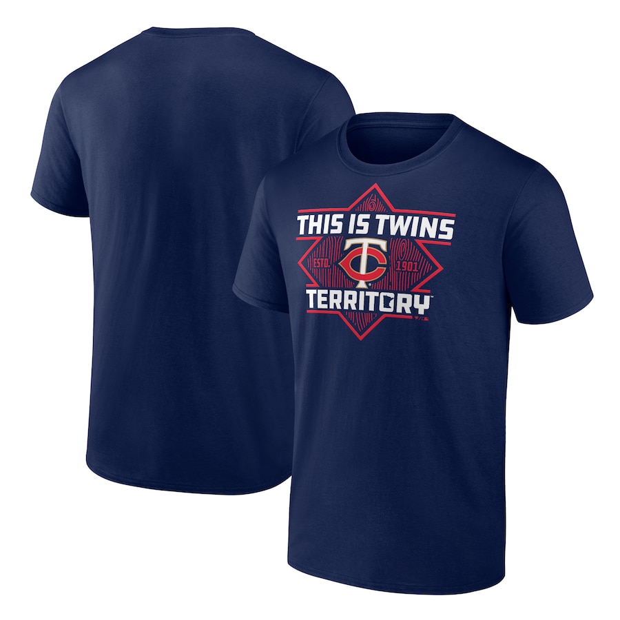 Men's Minnesota Twins Navy Hometown Collection Territory T-Shirt
