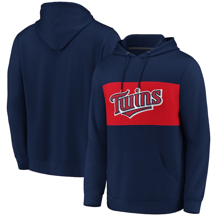 Men's Minnesota Twins Navy/Red True Classics Team Faux Cashmere Pullover Hoodie Men's Minnesota Twins Navy/Red True Classics Team Faux Cashmere Pullover Hoodie