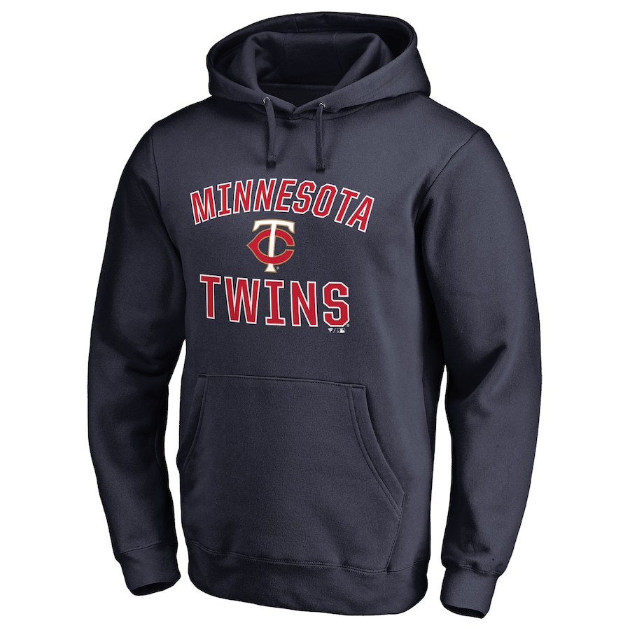 Men's Minnesota Twins Navy Victory Arch Pullover Hoodie