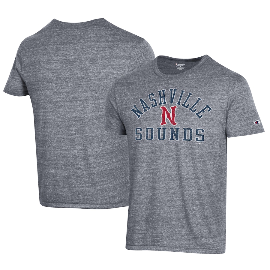Men's Nashville Sounds Champion Gray Ultimate Tri-Blend T-Shirt Men's Nashville Sounds Champion Gray Ultimate Tri-Blend T-Shirt