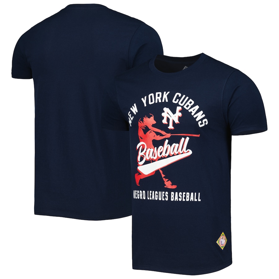 Men's New York Cubans Stitches Navy Soft Style T-Shirt