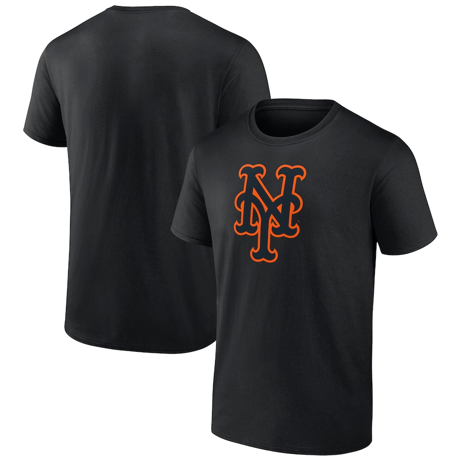 Men's New York Mets Black Rough Diamond T-Shirt