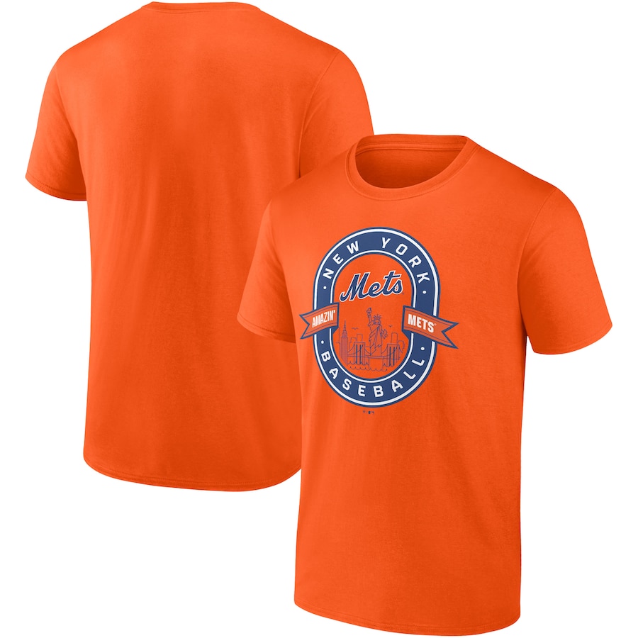 Men's New York Mets Orange Iconic Glory Bound T-Shirt