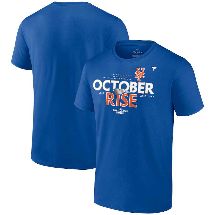 Men's New York Mets Royal 2022 Postseason Locker Room T-Shirt