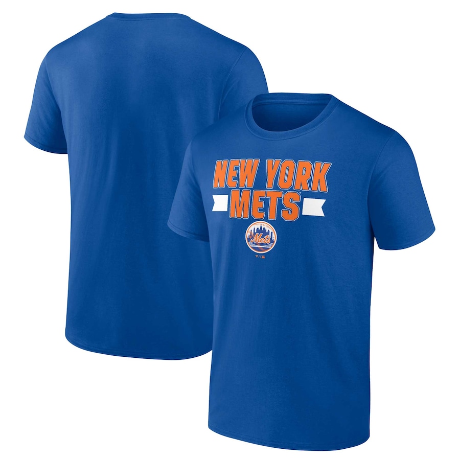 Men's New York Mets Royal Close Victory T-Shirt Men's New York Mets Royal Close Victory T-Shirt