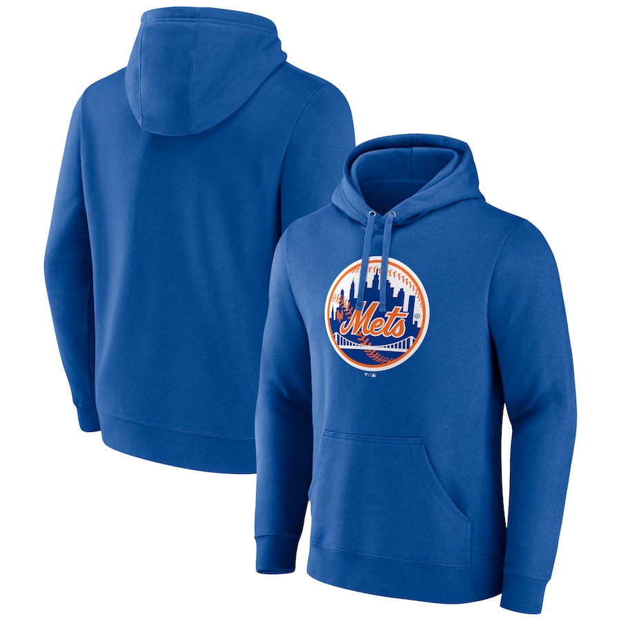 Men's New York Mets Royal Cooperstown Collection Pullover Hoodie Men's New York Mets Royal Cooperstown Collection Pullover Hoodie