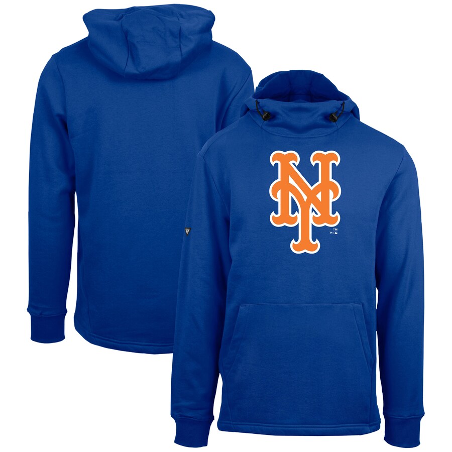 Men's New York Mets Levelwear Royal Shift Sportswear Core Logo Pullover Hoodie Men's New York Mets Levelwear Royal Shift Sportswear Core Logo Pullover Hoodie