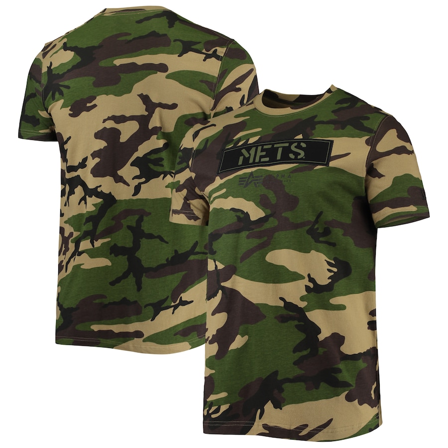 Men's New York Mets New Era Camo Club T-Shirt Men's New York Mets New Era Camo Club T-Shirt