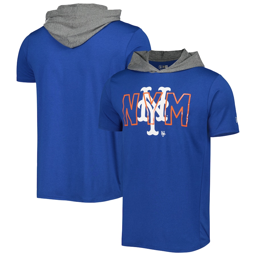 Men's New York Mets New Era Royal Team Hoodie T-Shirt
