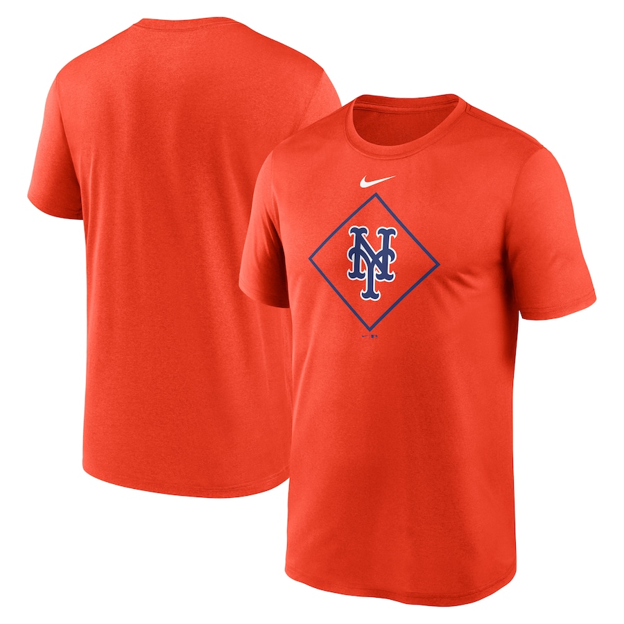 Men's New York Mets Nike Orange Legend Icon Performance T-Shirt