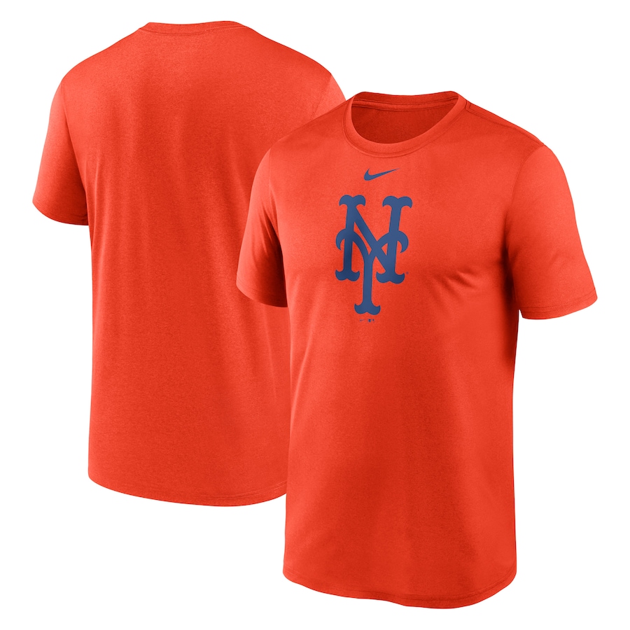 Men's New York Mets Nike Orange New Legend Logo T-Shirt