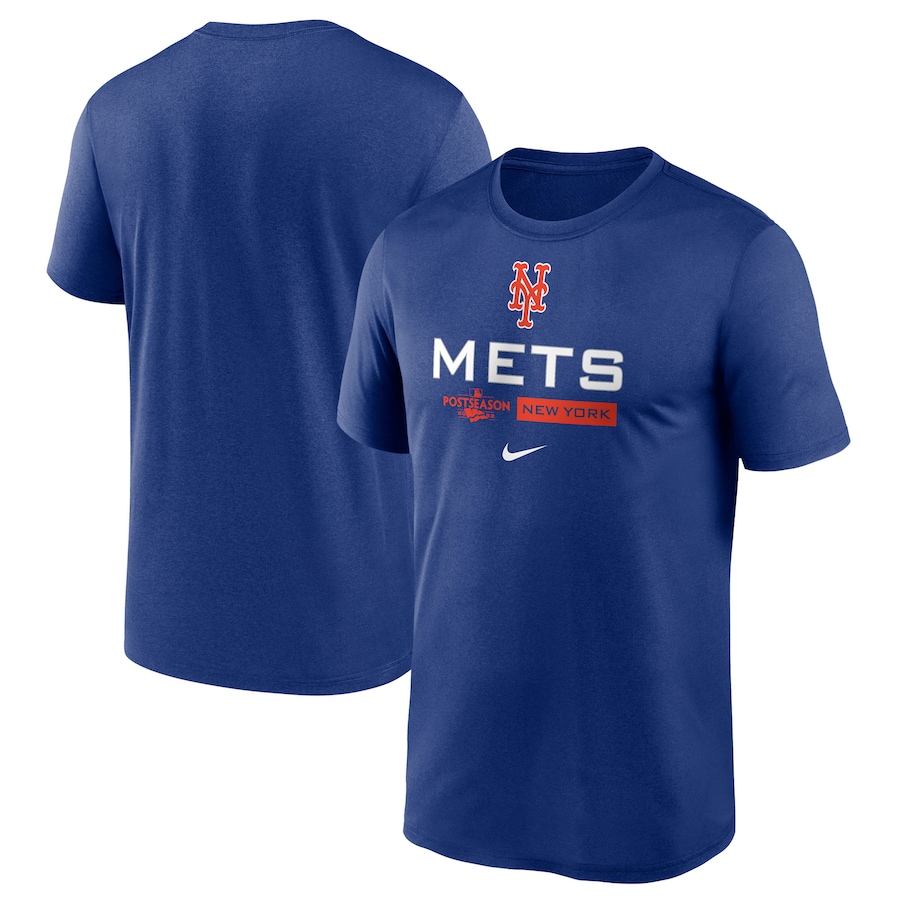 Men's New York Mets Nike Royal 2022 Postseason Authentic Collection Dugout T-Shirt