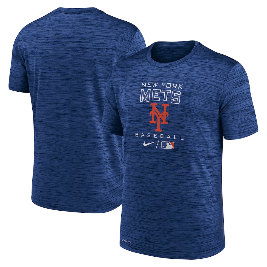 Men's New York Mets Nike Royal Authentic Collection Velocity Practice Performance T-Shirt