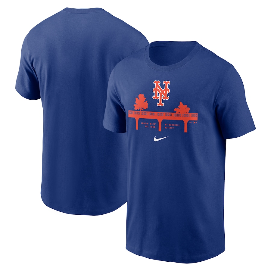 Men's New York Mets Nike Royal Bridge Local Team T-Shirt Men's New York Mets Nike Royal Bridge Local Team T-Shirt
