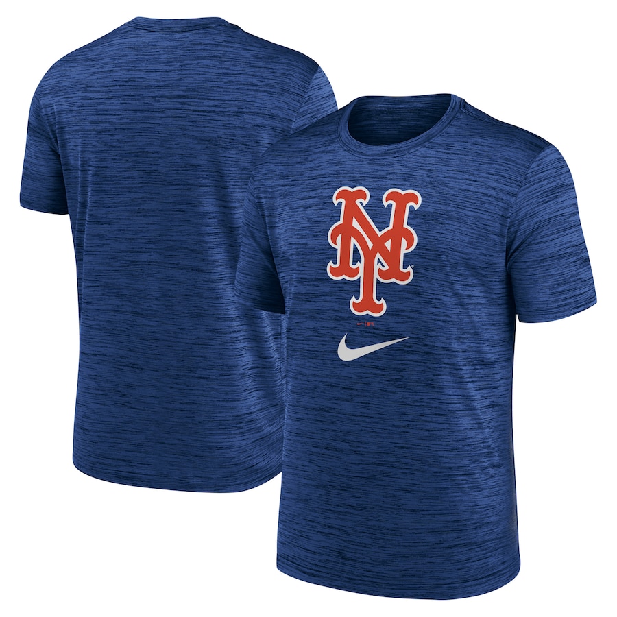 Men's New York Mets Nike Royal Logo Velocity Performance T-Shirt