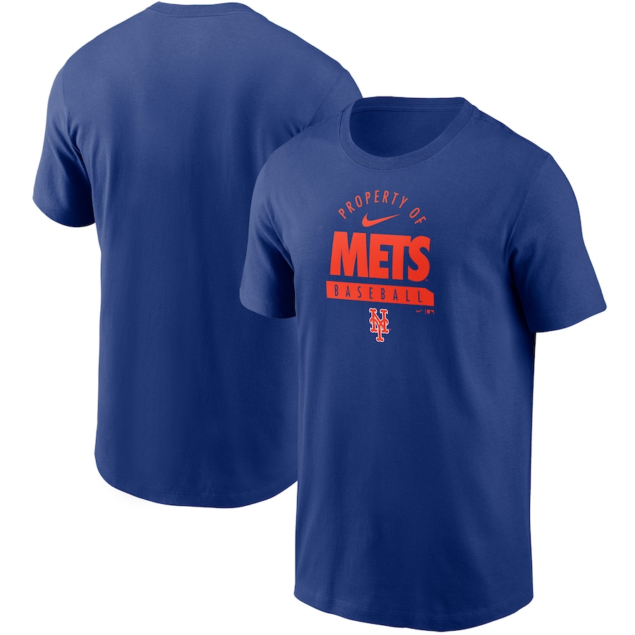 Men's New York Mets Nike Royal Primetime Property Of Practice T-Shirt