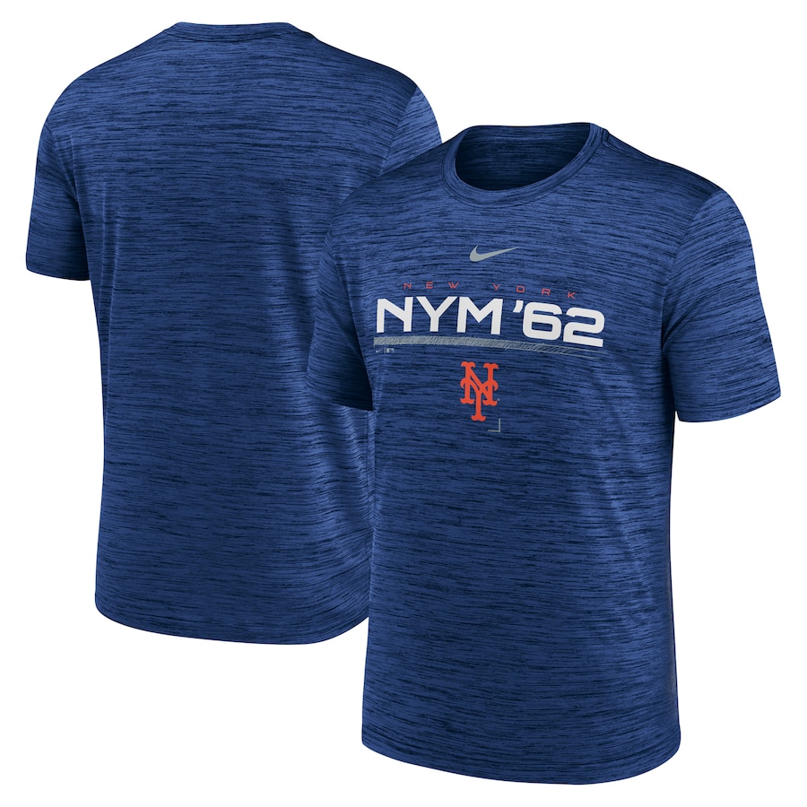 Men's New York Mets Nike Royal Wordmark Velocity Performance T-Shirt Men's New York Mets Nike Royal Wordmark Velocity Performance T-Shirt