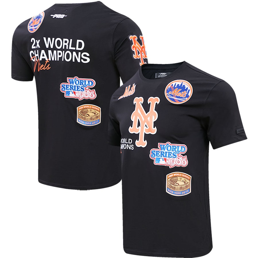Men's New York Mets Pro Standard Black Championship T-Shirt