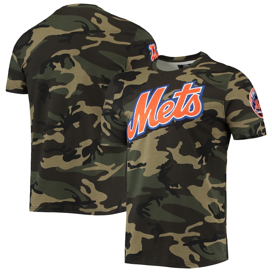 Men's New York Mets Pro Standard Camo Team T-Shirt Men's New York Mets Pro Standard Camo Team T-Shirt