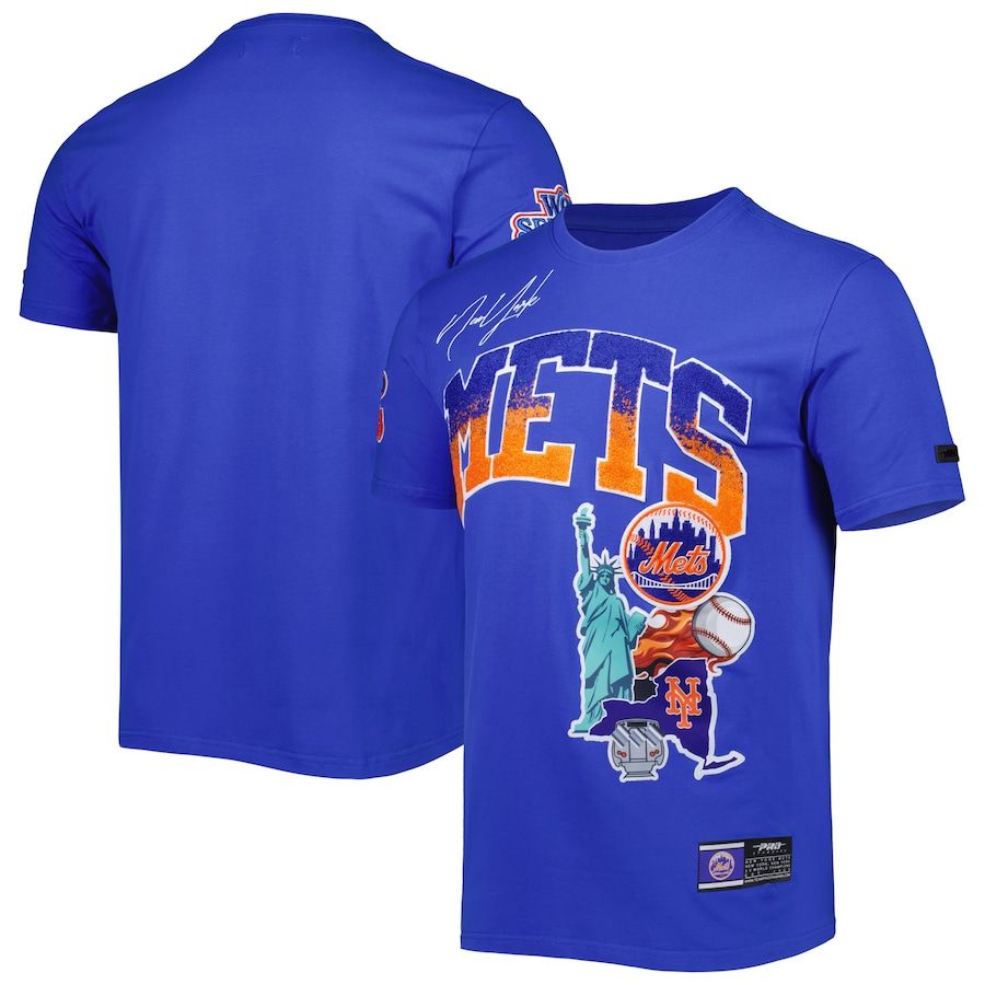 Men's New York Mets Pro Standard Royal 1986 World Series Hometown T-Shirt Men's New York Mets Pro Standard Royal 1986 World Series Hometown T-Shirt