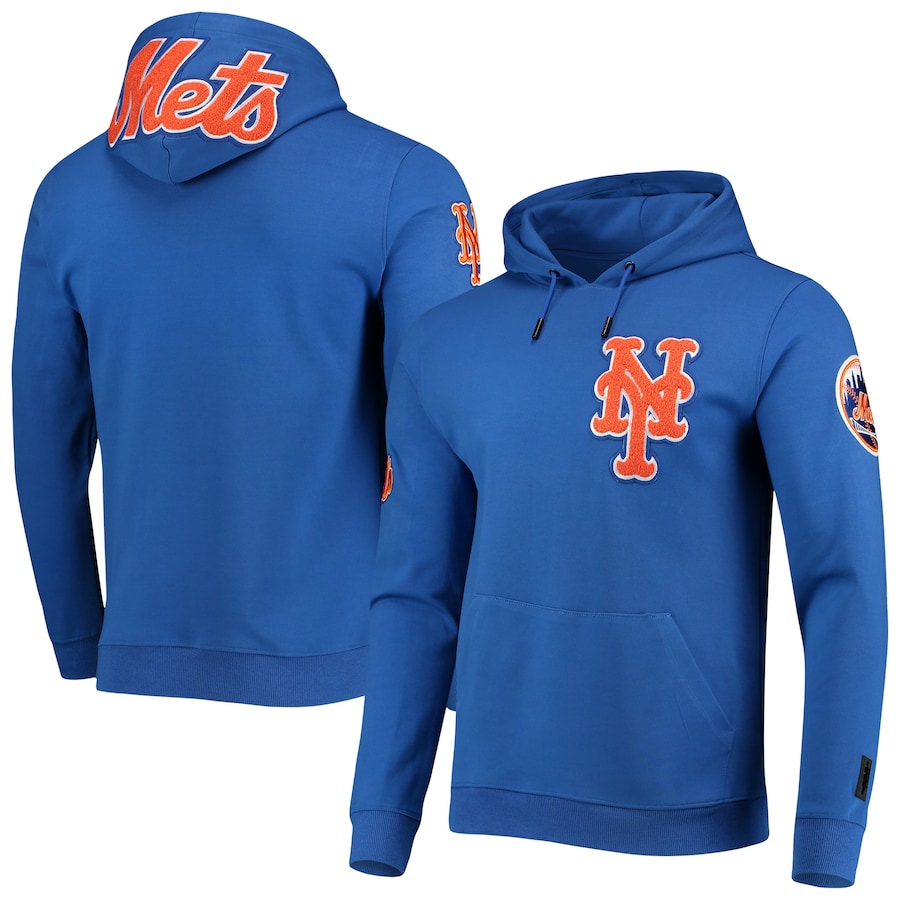 Men's New York Mets Pro Standard Royal Team Logo Pullover Hoodie Men's New York Mets Pro Standard Royal Team Logo Pullover Hoodie