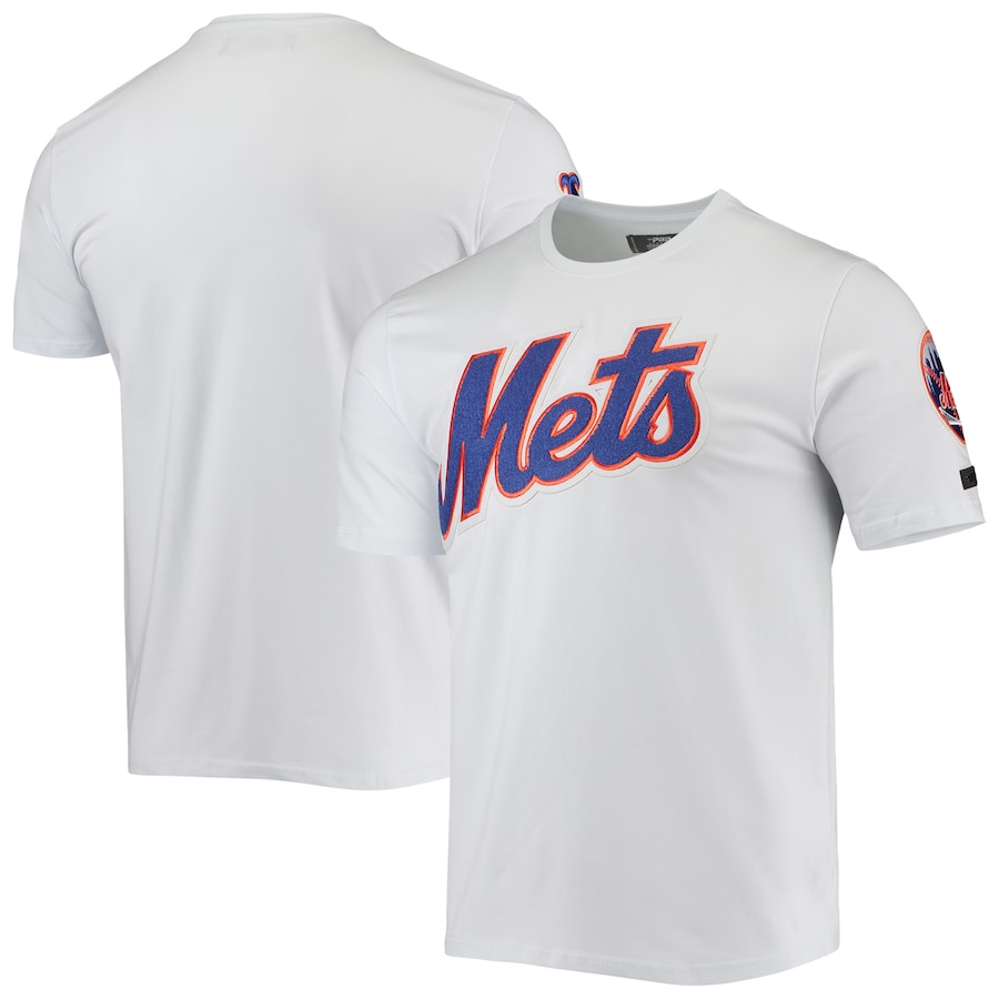 Men's New York Mets Pro Standard White Team Logo T-Shirt Men's New York Mets Pro Standard White Team Logo T-Shirt