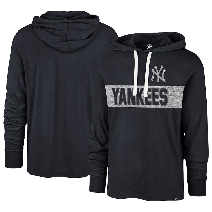 Men's New York Yankees '47 Navy Field Franklin Pullover Hoodie