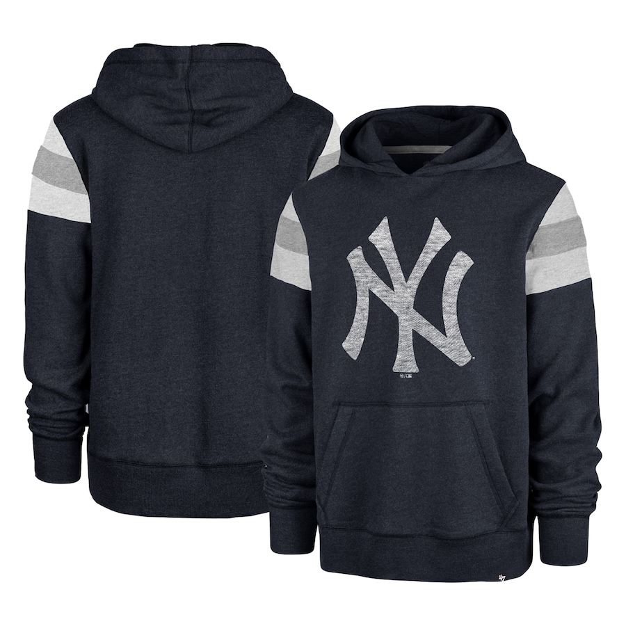 Men's New York Yankees '47 Navy Premier Nico Pullover Hoodie Men's New York Yankees '47 Navy Premier Nico Pullover Hoodie