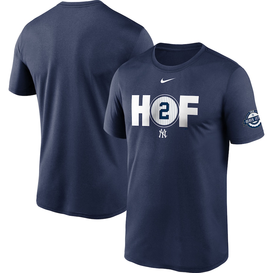 Men's New York Yankees Derek Jeter Nike Navy Hall of Fame Performance T-Shirt