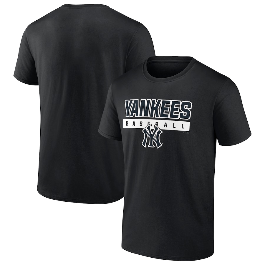 Men's New York Yankees Black In The Mitt T-Shirt Men's New York Yankees Black In The Mitt T-Shirt