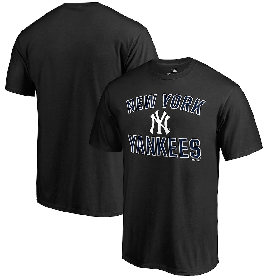 Men's New York Yankees Black Team Victory Arch T-Shirt