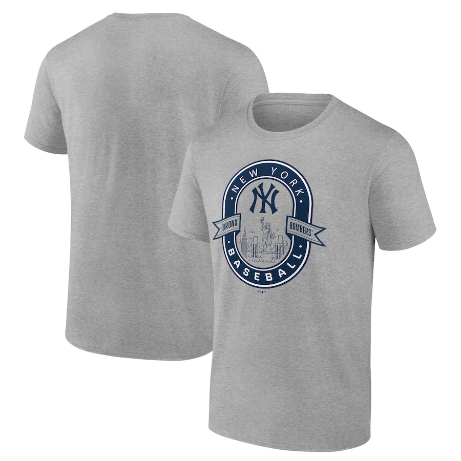 Men's New York Yankees Heather Gray Glory Bound Bronx Bombers T-Shirt