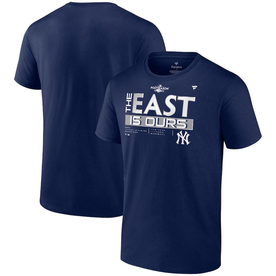 Men's New York Yankees Navy 2022 AL East Division Champions Locker Room T-Shirt Men's New York Yankees Navy 2022 AL East Division Champions Locker Room T-Shirt