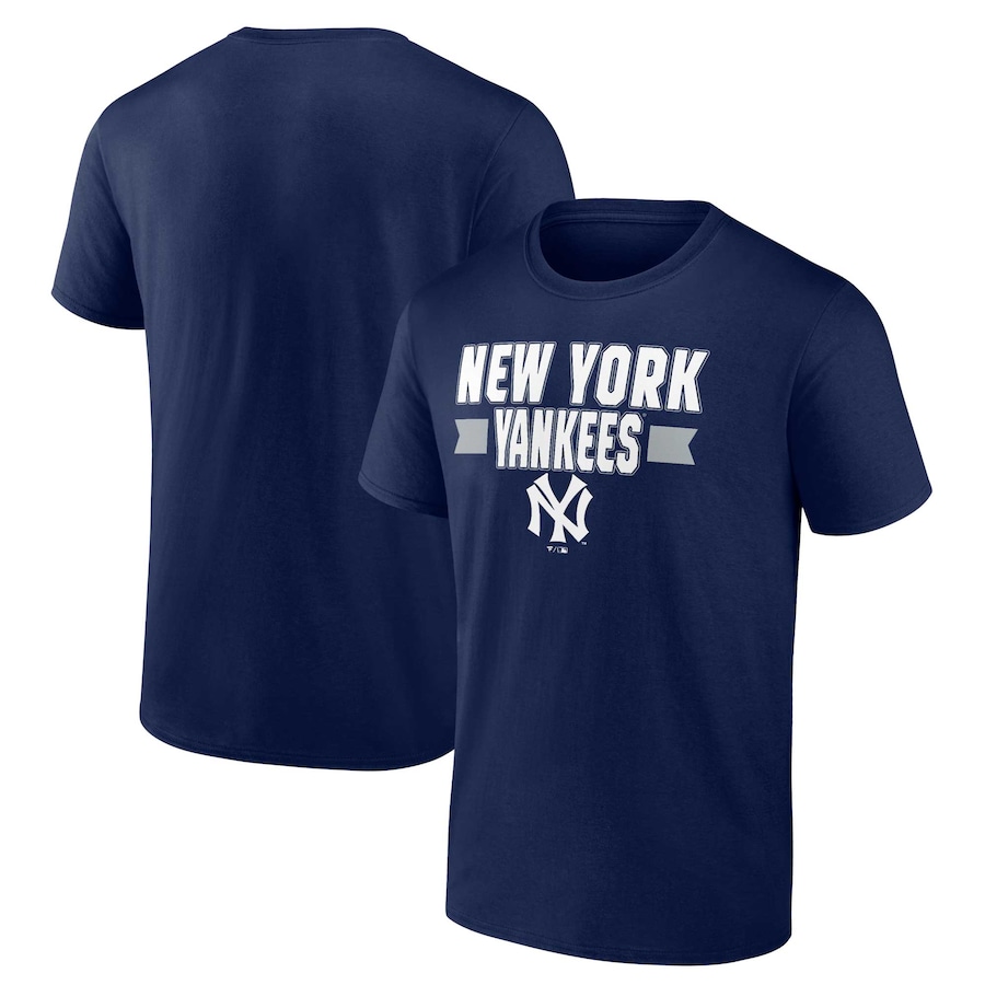 Men's New York Yankees Navy Close Victory T-Shirt Men's New York Yankees Navy Close Victory T-Shirt