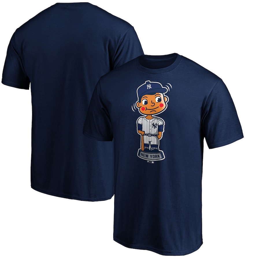 Men's New York Yankees Navy Pop Fly T-Shirt Men's New York Yankees Navy Pop Fly T-Shirt