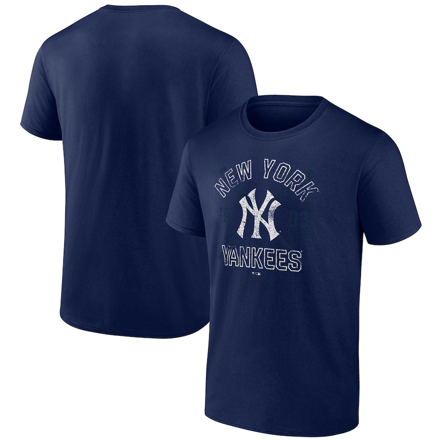 Men's New York Yankees Navy Second Wind T-Shirt